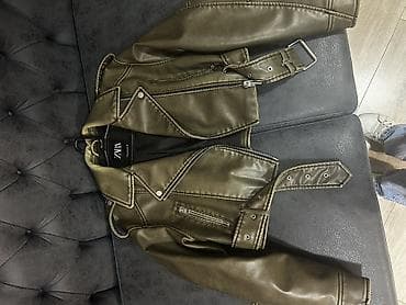 kurtka dəri: Dəri kurtka, Zara, XS — 3