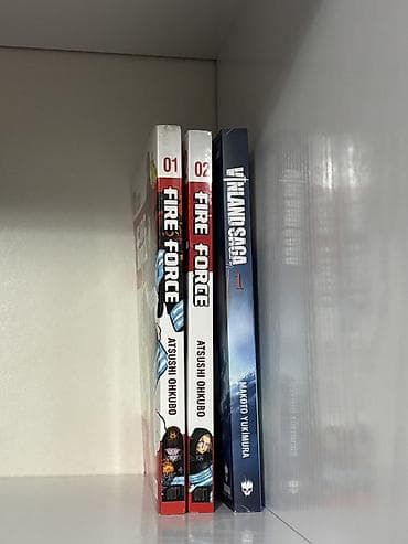 Komikslər, manqa: Ədədi 6m - Fire Force, cild 1 və cild 2 – müəllif: Atsushi Ohkubo — 1