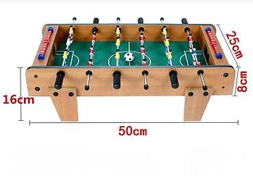 matlar: Mini stolüstü futbol (foosball) oyunu - Ölçülər: 50 x 25 x 16 sm — 2