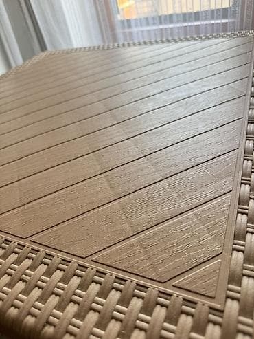 Balkon üçün, Açılmayan, Kvadrat masa, 4 stul — 4