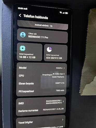 REDMAGIC 11 Pro + oyun və yüksək performans üçün güclü smartfon -