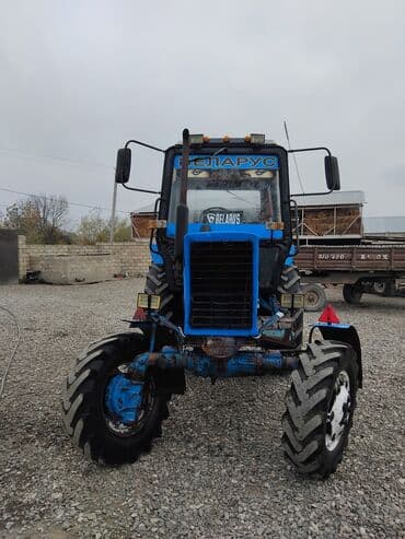 belarus mini traktor: Belarus 82.1 traktoru - Model: BELARUS 82.1 (4x4) - Rəng: mavi - — 3