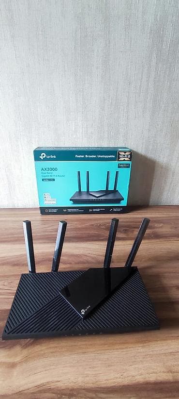 TP-Link Archer AX55 (AX3000) – Dual Band Gigabit Wi‑Fi 6 router lalafo.az -da TP-Link Archer AX55 (AX3000) – Dual Band Gigabit Wi‑Fi 6 router