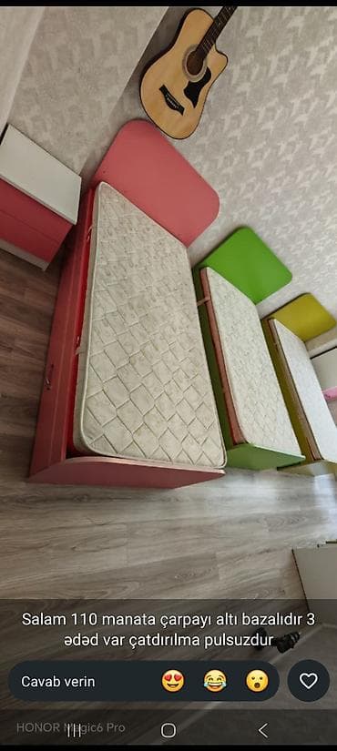 Çarpayılar: Yeni, Təknəfərlik çarpayı, Bazalı, Matras ilə, Siyirməsiz, Almaniya — 1