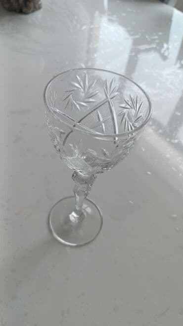 gozel qablar: Qədəhlər, Xrustal, 12 ədədli dəst — 3