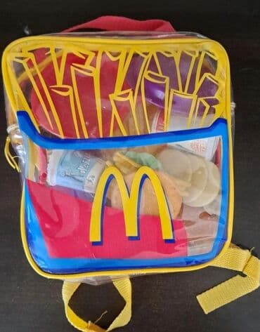 детская посуда: Детский набор "Mc Donald's" + посуда и печка с сушилкой Б/у в — 2