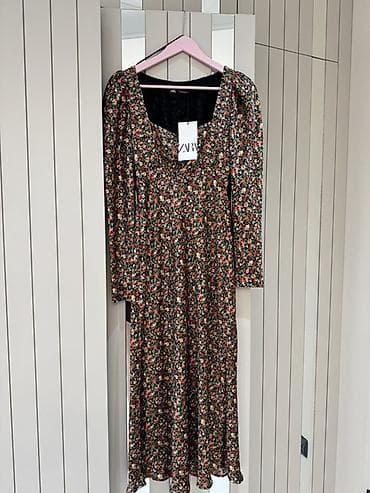 dress: Gündəlik don, Midi, Zara, S — 1