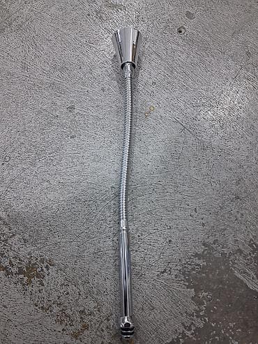 cen su: Metal elastik boyunlu kran/çiçək suvarma başlığı - Material: xrom — 1