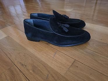 maksan: Türkiyə istehsalı olan qara rəngli süet ayaqqabı. Çox rahat və dəbli — 3