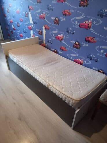 İşlənmiş, Təknəfərlik çarpayı, Bazalı, Matras ilə, Siyirməsiz, Azərbaycan — 1