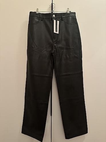 deri godekceler: Şalvar, Zara, S, rəng - Qara — 3