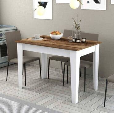 kişi şekilleri: Qonaq masası, Yeni, Açılmayan, Laminat, Dördbucaq masa — 1