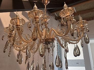 ucuz listurlar: Çılçıraq, 10 və daha çox lampa, Şüşə — 6