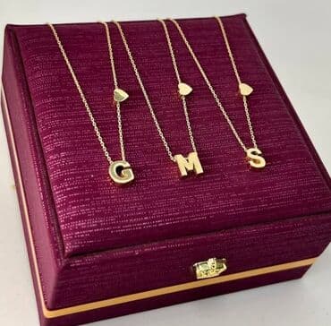 750 əyar qızılın alış qiyməti: Boyunbağı, Sarı qızıl, 585 Əyar — 1