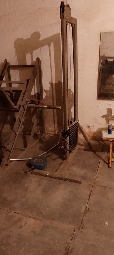 trinajor zali ucun avadanliqlar: Idman avadanlıqları paketi - Ştanq üçün skamya və dayaq: metal — 7