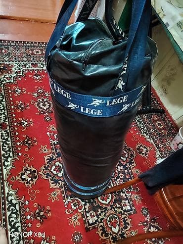 en ucuz boks torbası: Boks üçün asma zərbə kisəsi (punching bag) idel vezyetde - Material — 2