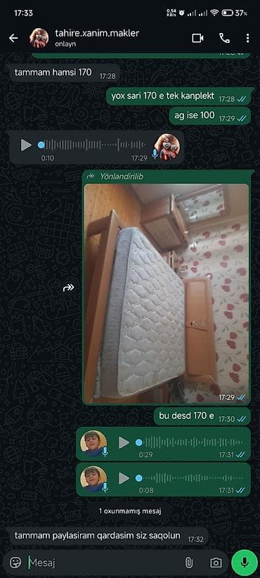 carpay: Az iwlenib ela veziyetddedi spalni desdi .170 azn — 2