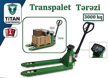 Digər: Transpalet Tərəzi 3T ✅ Taşıma Kapasitesi: 3000kq ✅ Çatallar Arası — 1