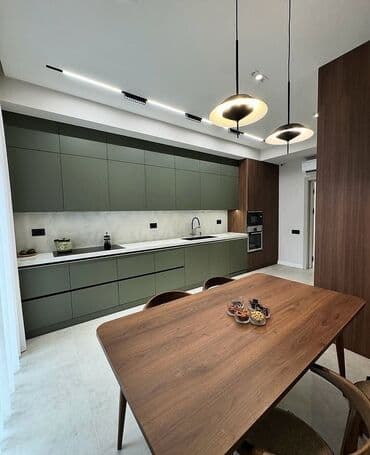 Sifarişlə mətbəx dəsti, Özü çəkən petlələr, MDF, Kredit yoxdur, Pulsuz çatdırılma