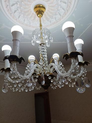 Çılçıraq, 6 lampa, Metal