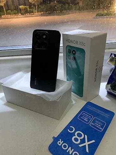 nokia sensor telefonlar: Honor X8c, 128 GB, rəng - Qara, Sensor, Barmaq izi, İki sim kartlı — 3