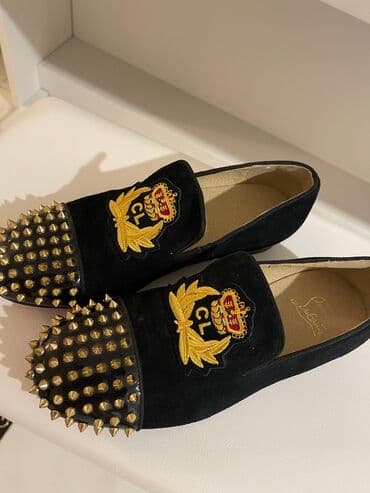 детские кожаные туфли: Туфли, Размер: 39, цвет - Черный, Б/у — 2