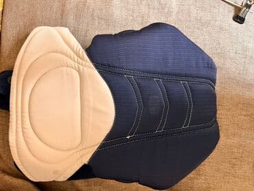 Yemlər: Körpə daşıyıcısı (ergonomik sling) - Rəng: tünd mavi/krem - Material — 1