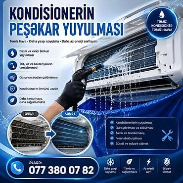 əl ventilyator: Kondisioner ustası və peşəkar yuyulma xidməti ❄️ Kondisioner Ustası – — 3