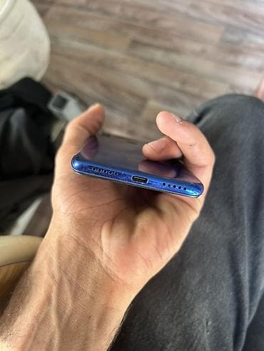 iphone x kamera: Redmi Note 7, 64 GB, rəng - Mavi, Barmaq izi — 5