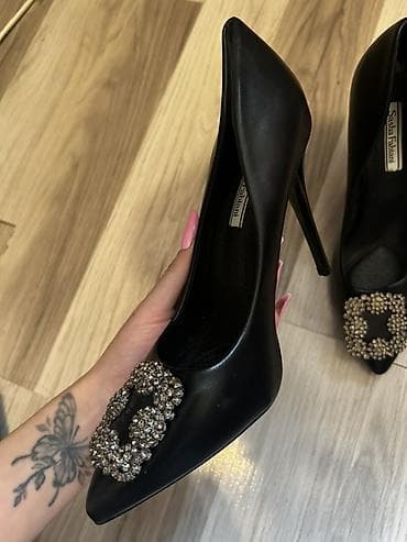 Tuflilər: Tuflilər, Ölçü: 38, rəng - Qara, Yeni — 2