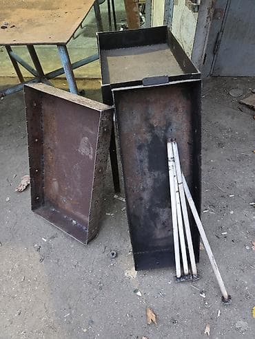 quru: Metal manqal – qatlanan konstruksiya - Material: qalın metaldan — 1