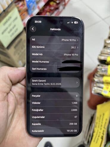 iphone ilkin odenissiz kredit: IPhone 16 Pro, 256 GB, Desert Titanium, Zəmanət, Barmaq izi, Simsiz şarj — 6