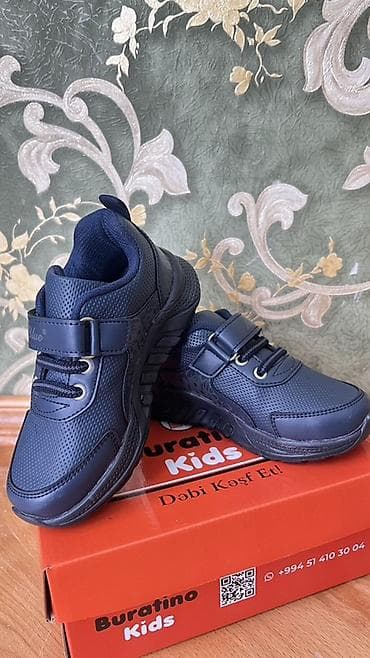 Детская обувь: Uşaq idman ayaqqabısı – North Blue - Rəng: tünd göy (navy) - Model — 2