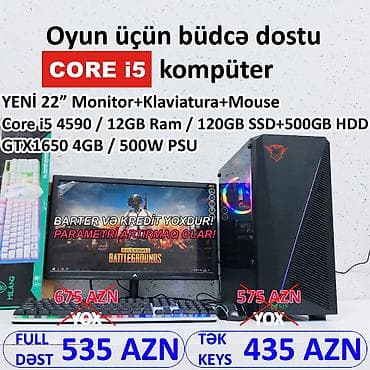 FÜRSƏTDƏN YARARLANIN!!! BÜTÜN KOMPÜTERLƏR MAYA DƏYƏRİNDƏN AŞAĞI!! ⭐Tək