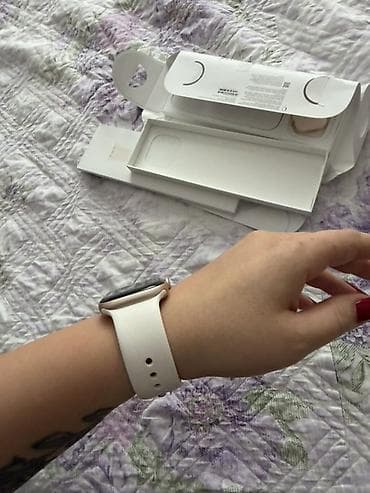 smart wacth: Apple Watch (alüminium gövdə, şampan/roz qızılı ton) – kvadrat ekranlı — 2