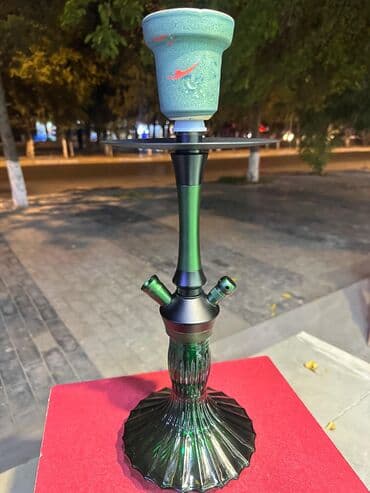 seyx parfum qiymeti: Qəlyan✅ çasqa ile hündürlüyü 45sm şüşə qəlyan✅ bol tüstü effekti ✅ — 2