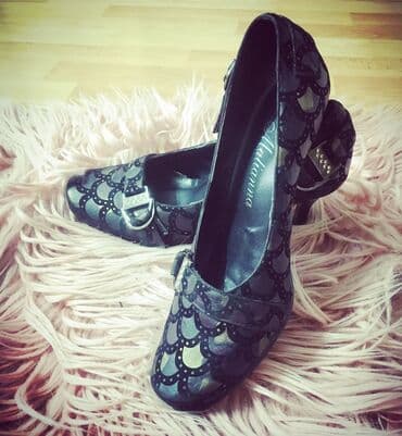 Çəngəllər: Tuflilər, Ölçü: 36, rəng - Qara, İşlənmiş — 6