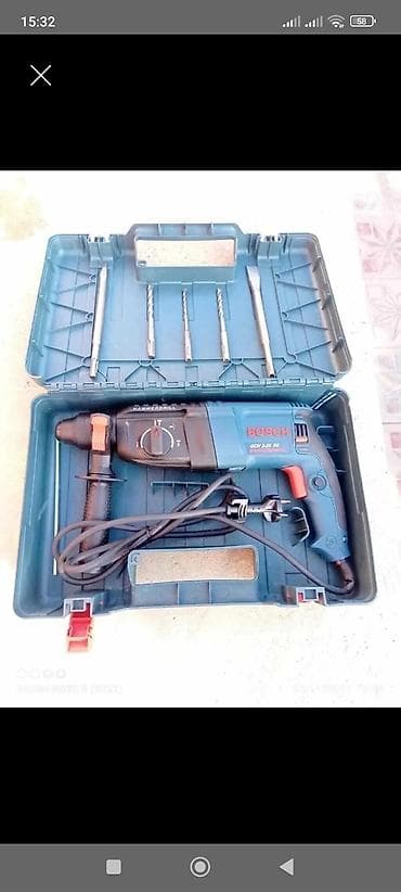 Bosch GSH 2-26 RE perforator dəsti Məhsulun təsviri: - Güclü zərbə və