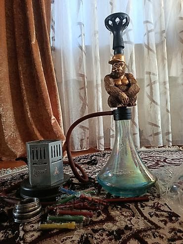 elfbar 5000 ultra: Nərgilə dəsti – orijinal “qorilla” fiqurlu şaqul borulu model — 1