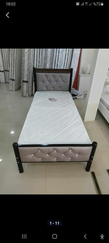 Çarpayılar: Yeni, Təknəfərlik çarpayı, Bazalı, Matras ilə, Siyirməsiz, Azərbaycan — 9