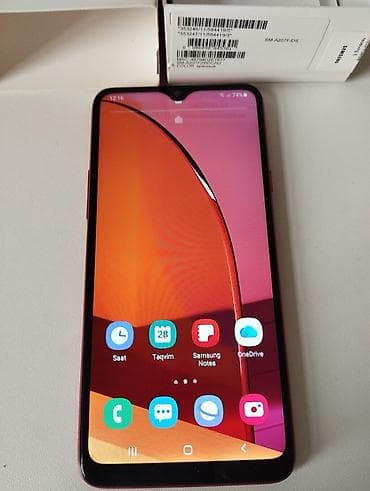note 10 s: Samsung Galaxy A20s, 32 GB, rəng - Qırmızı — 1