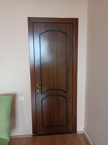 qapi setkalari: Qonaq otağı üçün İşlənmiş Otaq qapısı 90x210 sm Zamok ilə, Ödənişli çatdırılma — 3