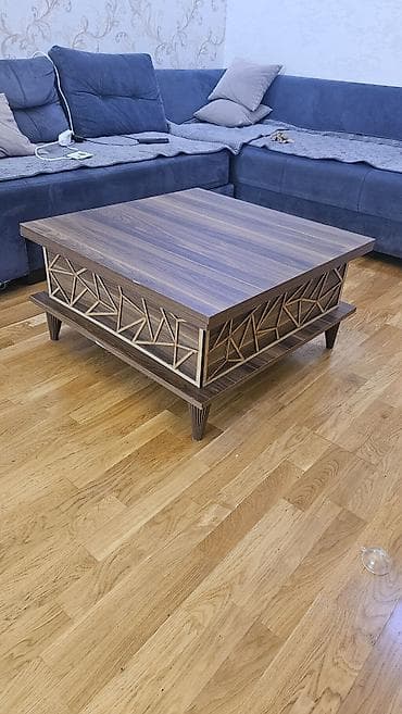 sto transformer: Jurnal masası, İşlənmiş, Transformer, Laminat, Kvadrat masa — 2