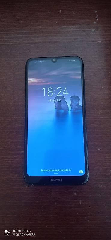 xiaomi redmi note 10 lite: Huawei Y6, 32 GB, rəng - Qara, Barmaq izi — 4