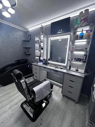 Peşəkar bərbər/xair salonu üçün tam təchizatlı kabinet Wkaf satılır