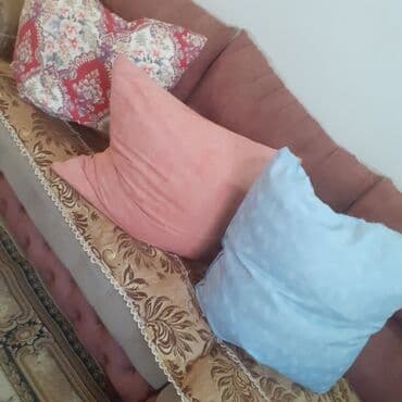 Dekorativ Sadə Pambıq Yastıq