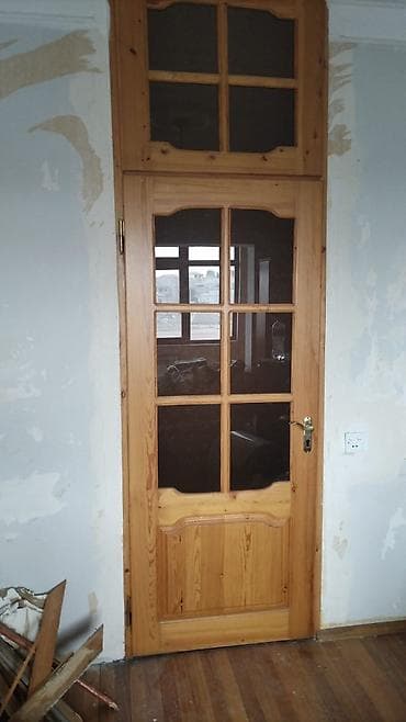 İşlənmiş, 3 qapılı, Siyirməli, Qəhvəyi, Taxta, Açılan, Düz dolab — 5