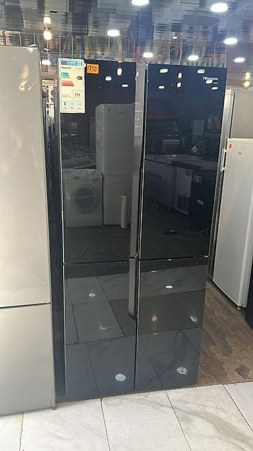 Soyuducular: 4 qapılı Hisense Soyuducu Satılır, rəng - Qara — 1