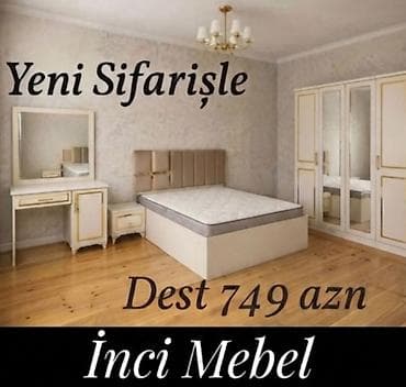 tek dolablar: Yataq otağı mebel dəsti – İnci Mebel • Yeni sifarişlə hazırlanır • — 1