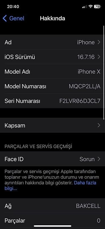kontakt home iphone 12: IPhone X, 256 GB, Face ID — 2